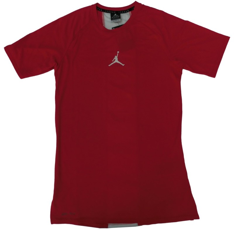 t shirt jordan rosso